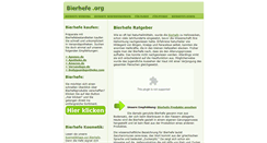 Desktop Screenshot of bierhefe.org